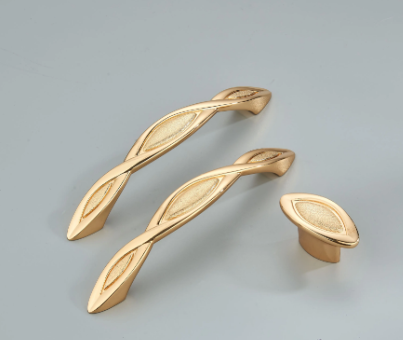 Akada 2024 Special Design Twist Gold Cabinet Handles Furniture Door Pull Handles of Cabinet Handles & Knob