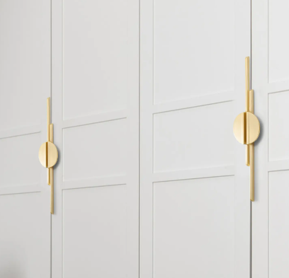 Design Handle Bedroom Furniture Handle Manufacturer Furniture Accessories Zinc Alloy Standard 64 Modern Handle Kitchen Cabinet_image_1