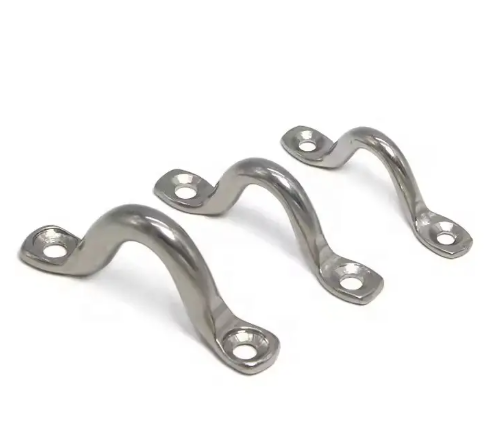Stainless Steel 316 Marine Bimini Top PAD Eye 6*60mm Wire Eye Straps Tie Down Kayak Deck Footman's Loop Ship Yacht Boat Hardware