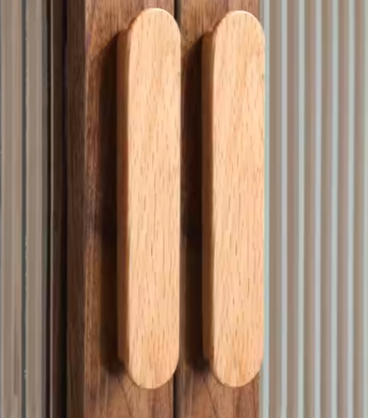 Solid Wood Knob 01.425 Modern Simple Nordic Design for High-Grade Cabinets & Wardrobes for Kitchen & Bedroom Drawers & Dressers