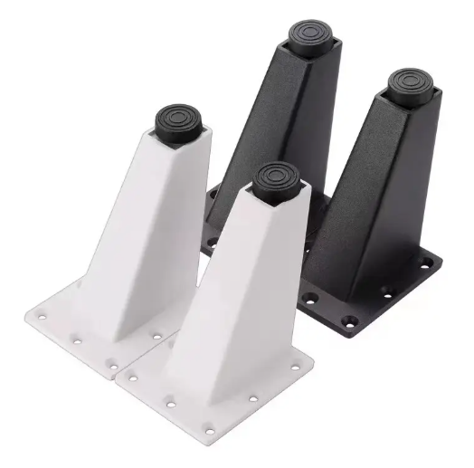 Modern Design Aluminum Alloy Furniture Leg Support Oblique Foot for Cabinets Sofas Adjustable TV Cabinet Foot Hardware Metal_image_0