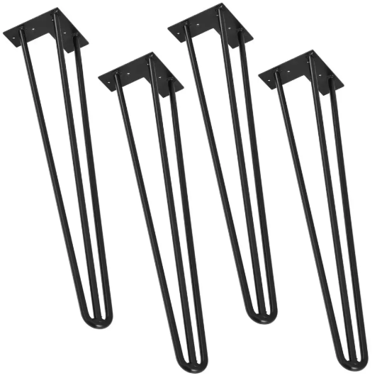 Furniture Legs Gold Modern Cheap Chrome Iron Steel Metal TV Stand Bed Cabinet Sofa Hair Pin Hairpin Furniture Legs for Furniture