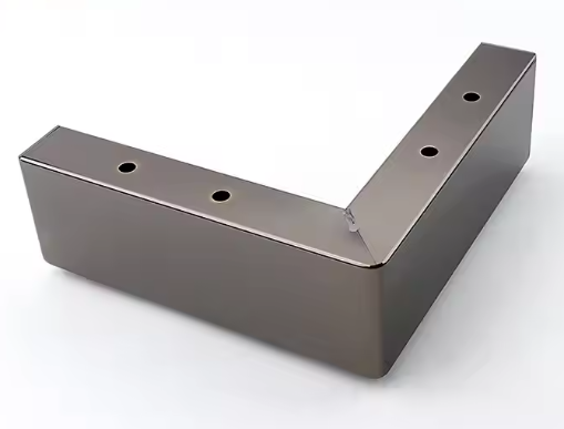 New Arrival High Quality Hardware Accessories Parts Stainless Steel V Shape Metal Furniture Sofa Legs Cabinet Bed Legs