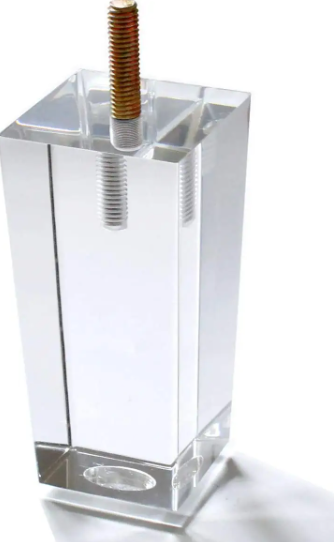 Acrylic Furniture Legs Transparent Crystal Feet Modern Furniture Accessories Sofa Legs Dining Table Cabinet Legs_image_0