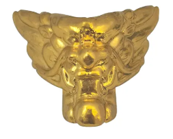 Antique Wooden Box Decoration Protects the Feet Plastic Animal Face Furniture Leg Base_image_1