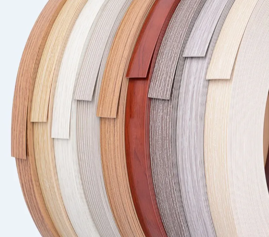 TOPCENT Pvc Edge Banding for Panel Furniture OEM 12mm 18mm 19mm 21mm Solid Woodgrain Glossy Metallic Edge Banding Tape_image_0