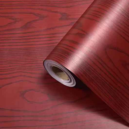 Water & Oil Resistant Self-Adhesive Wood Grain PVC Wallpaper for Dining Room Fast Clean Installation Furniture Decorative Films_image_0