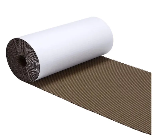 White Single Face Corrugated Cardboard Flute B Corrugated Roll Paper for Packing Shipping DIY_image_0
