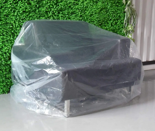 Wholesale Transparent Plastic Sofa Cover Furniture Cover Plastic Bag for Moving Protection_image_0