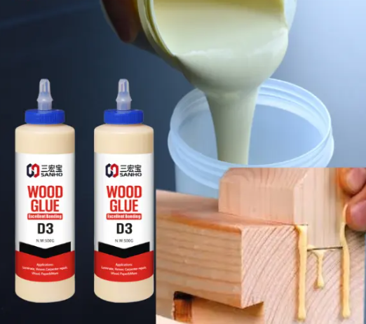 High Quality Good Bonding Strength D3 Waterproof Yellow Assembly Wood Glue for Wood Assembly_image_0