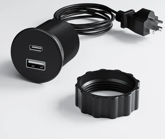 JOYE Round Sofa USB Charger Hidden Table USB C Hub USB Socket Sofa Charger_image_0