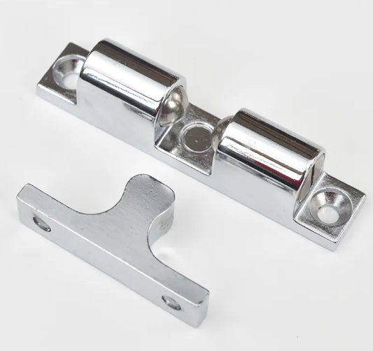 Wardrobe Push to Open Catch Door Latch Double Ball Catch Hardware 42mm Door Catch for Cupboard_image_0