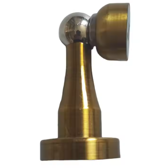 Steel Rubber Door Stopper Wall Mounted Door Stop Mechanism Pull Out Dining Table Hardware Box Packing Stainless Steel Color 150g_image_0