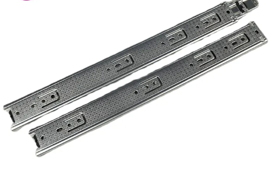 YUXING Furniture Guides 45MM 3-Fold Telescopic Channel Cabinet Door Fitting Hardware Cabinet Drawer Slide_image_0