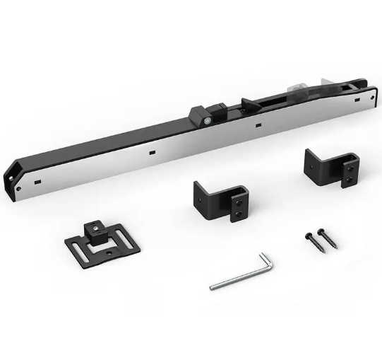 Free Drilling Furniture Fitting Soft Close Mechanism Barn Door Hardware Kits for Sliding Barn Doors_image_0