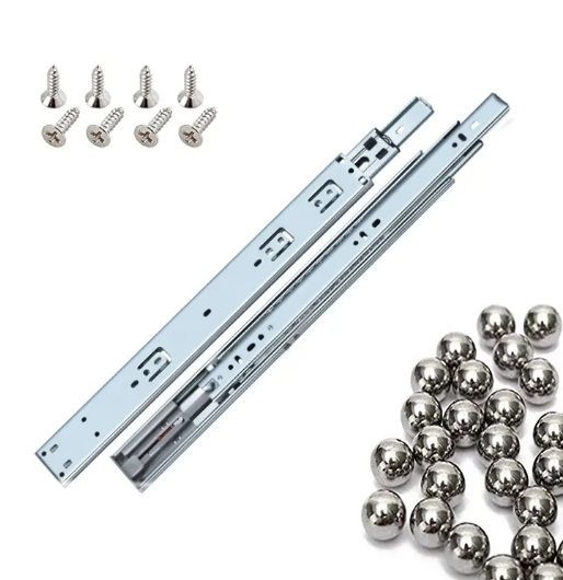 Ronghui Drawer Slide Seri Full Extension Soft Close Drawer Slide Black Hardware Accessories for Furniture Use Muebles_image_1