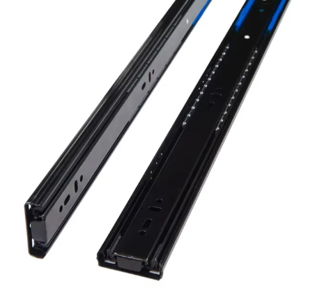 Soft Close Steel Ball Bearing Slide, Full Extension Drawer Runner for Cabinet, Furniture Hardware, 3 Fold Drawer Slides_image_0