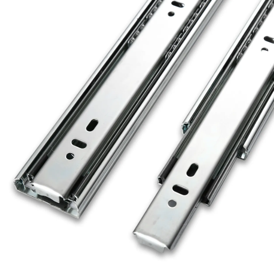 Furniture Hardware Cabinet Accessories Drawer Channel Ball Bearing Telescopic Drawer Slide Rail_image_0