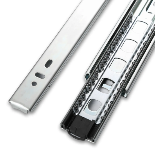 Furniture Hardware Cabinet Accessories Drawer Channel Ball Bearing Telescopic Drawer Slide Rail_image_1