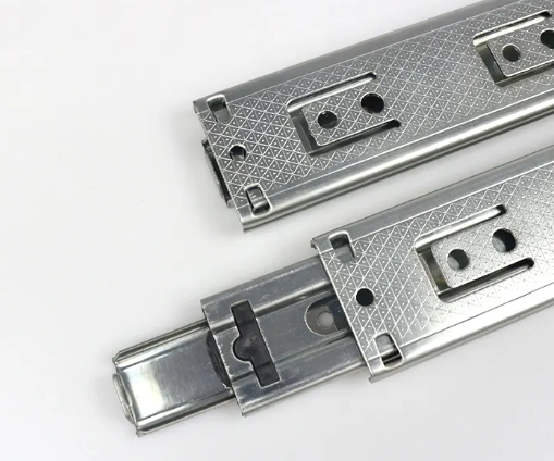 YUXING Furniture Hardware Soft Close Correderas Telescopicas 45 mm Rieles Para Cajones Kitchen Cabinet Drawer Slide_image_1