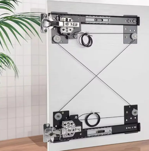 Cabinet Pocket Door Slide System Cabinet Pocket Door Slide System Drawer Slider_image_0