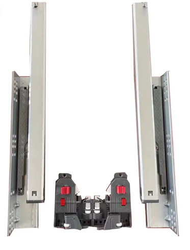 Durable Technology Full Extension Concealed Cabinet Kitchen Furniture Hardware Drawer Slider Runner_image_0