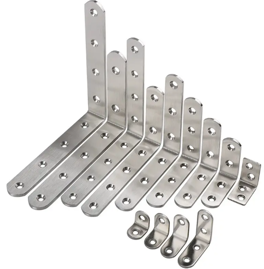 Heavy Duty L-Shaped Shelf Support Corner Brace Joint Right Angle Bracket Furniture Support Shelf Brackets_image_0