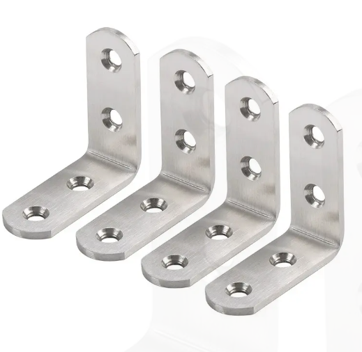 Heavy Duty L-Shaped Shelf Support Corner Brace Joint Right Angle Bracket Furniture Support Shelf Brackets_image_1