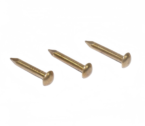 Wholesale 1.5*18mm round Head Metal Common Brass Furniture Nails for Furniture Construction_image_0