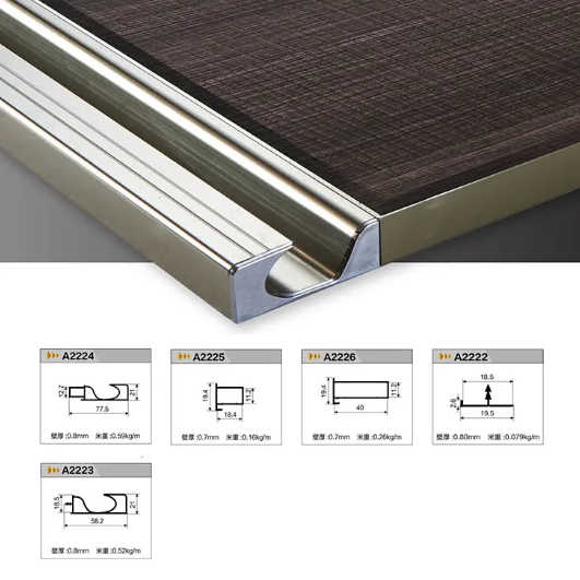 Professional Profile Manufacturer Aluminium Kitchen Profile Hidden Cabinet Handle G Profiles for Sale