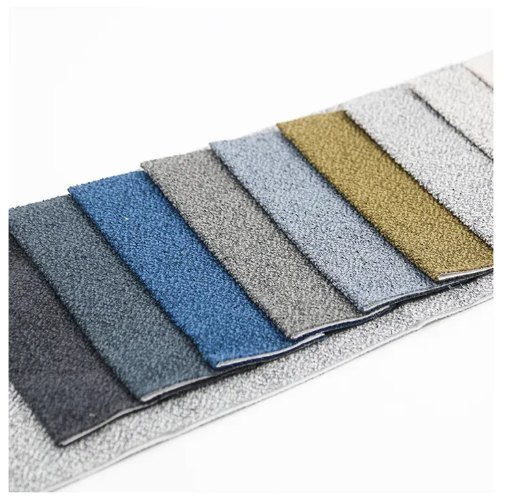 High Quality Velvet Polyester Woven Sofa Fabric Multi-Colors Twill Design Breathable Feature for Furniture & Textile_image_1