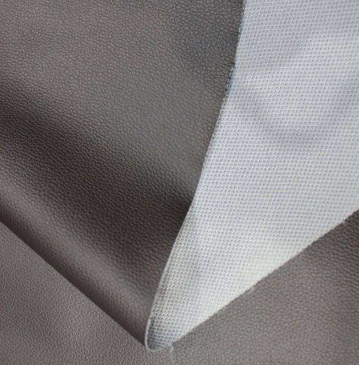Litchi Grain Pattern PVC Faux Fabric Synthetic Leather Sheet for Car Seats & Sofa Upholstery PU Material Furniture Decoration_image_1