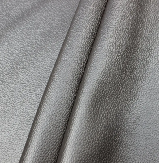 Litchi Grain Pattern PVC Faux Fabric Synthetic Leather Sheet for Car Seats & Sofa Upholstery PU Material Furniture Decoration_image_2