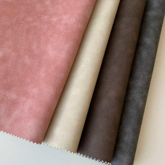 Pu Sofa Synthetic Fabric Leather 0.7mm TC Fabric Backing Artificial Leather for Sofa Car Seat Furniture_image_1