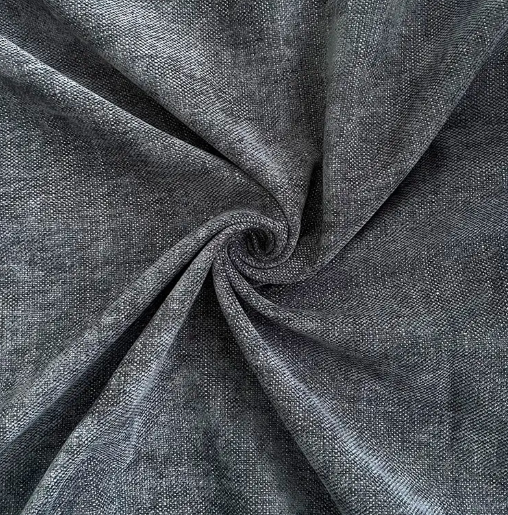 New Design 100 Polyester Sofa Curtain Fabric Imitation Linen Woven Upholstery Fabric Wholesale_image_1