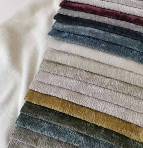 Chenxin Polyester Fabric Chenille Jacquard Brocade Fabric Upholstery Fabrics for Sofas and Furniture_image_1