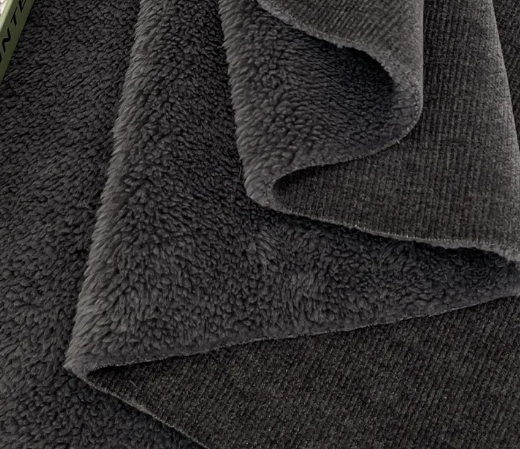 2025 New Arrival Plush Fabric Chenille with Double Side Solid Color for Pajamas and Blanket Eco-friendly_image_0