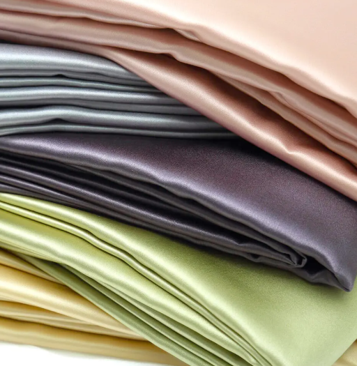 100% Pure Mulberry Silk Fabric Grade 6A 140cm-280cm Width 12mm-22mm Momme for Bedding Dresses Weddings Curtains_image_0
