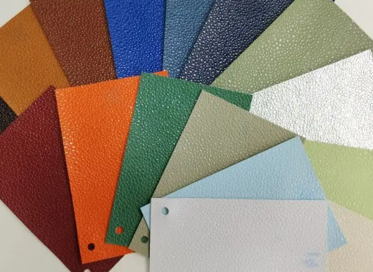 Wholesale Good Price 1.1MM Thick Synthetic Leather Fabric Faux Artificial Furniture PVC Leather Fabric for Sofa Upholstery_image_0