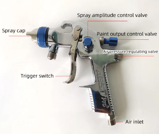1.7 Nozzle for Lower Tank, ABST Spray Gun, Hardware and Furniture Spray Paint Tool_image_1